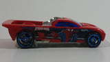 2015 Hot Wheels Ultimate Spider-Man vs The Sinister 6 Bedlam Truck Red Plastic Body Die Cast Toy Car Vehicle