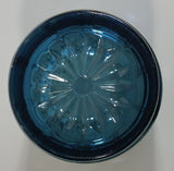 Vintage Indiana Windsor Blue Purple Iridescent Rainbow 4 3/4" Tall Carnival Glass Sugar Bowl with Lid