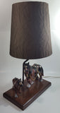 Vintage Gilbert Products Clydesdale Horse 19" Tall Table Lamp Light