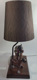 Vintage Gilbert Products Clydesdale Horse 19" Tall Table Lamp Light