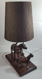 Vintage Gilbert Products Clydesdale Horse 19" Tall Table Lamp Light