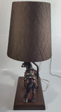 Vintage Gilbert Products Clydesdale Horse 19" Tall Table Lamp Light