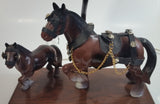 Vintage Gilbert Products Clydesdale Horse 19" Tall Table Lamp Light