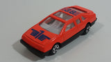 Greenbrier Sunshine #38 Sedan Bright Orange Die Cast Toy Car Vehicle