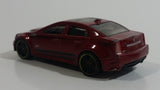 2013 Hot Wheels HW Showroom Asphalt Assault '09 Cadillac CTS-V Metallic Maroon Die Cast Toy Luxury Car Vehicle