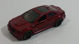 2013 Hot Wheels HW Showroom Asphalt Assault '09 Cadillac CTS-V Metallic Maroon Die Cast Toy Luxury Car Vehicle