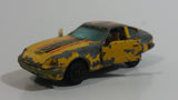 Vintage Yatming No. 1062 Datsun 280 Z-T Yellow Die Cast Toy Car Vehicle with Opening Doors - Hong Kong