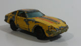 Vintage Yatming No. 1062 Datsun 280 Z-T Yellow Die Cast Toy Car Vehicle with Opening Doors - Hong Kong