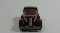 1983 Hot Wheels '35 Classic Caddy Cadillac Maroon Die Cast Toy Car Vehicle