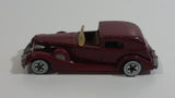 1983 Hot Wheels '35 Classic Caddy Cadillac Maroon Die Cast Toy Car Vehicle