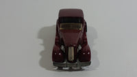 1983 Hot Wheels '35 Classic Caddy Cadillac Maroon Die Cast Toy Car Vehicle