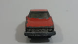 Extremely Rare HTF Vintage 1970s Yatming Volvo 244 DL No. 1058 Orange Die Cast Toy Car Vehicle with Opening Doors - Hong Kong