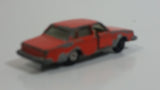 Extremely Rare HTF Vintage 1970s Yatming Volvo 244 DL No. 1058 Orange Die Cast Toy Car Vehicle with Opening Doors - Hong Kong