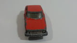 Extremely Rare HTF Vintage 1970s Yatming Volvo 244 DL No. 1058 Orange Die Cast Toy Car Vehicle with Opening Doors - Hong Kong
