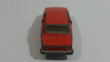 Extremely Rare HTF Vintage 1970s Yatming Volvo 244 DL No. 1058 Orange Die Cast Toy Car Vehicle with Opening Doors - Hong Kong