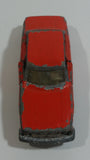 Extremely Rare HTF Vintage 1970s Yatming Volvo 244 DL No. 1058 Orange Die Cast Toy Car Vehicle with Opening Doors - Hong Kong