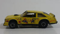 1982 Hot Wheels Flat Out 442 Yellow Die Cast Toy Muscle Car Vehicle GHO - Hong Kong