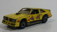 1982 Hot Wheels Flat Out 442 Yellow Die Cast Toy Muscle Car Vehicle GHO - Hong Kong