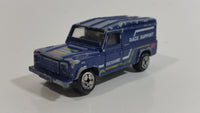 Vintage 1984 Corgi Land Rover Duckhams Race Support Dark Blue Die Cast Toy Car Vehicle