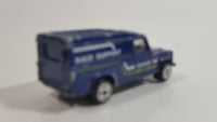 Vintage 1984 Corgi Land Rover Duckhams Race Support Dark Blue Die Cast Toy Car Vehicle