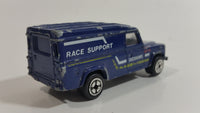 Vintage 1984 Corgi Land Rover Duckhams Race Support Dark Blue Die Cast Toy Car Vehicle