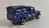 Vintage 1984 Corgi Land Rover Duckhams Race Support Dark Blue Die Cast Toy Car Vehicle