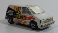 1986 Hot Wheels Flip Outs Vaultin' Van Ford Aerostar White Die Cast Toy Car Vehicle - Hong Kong