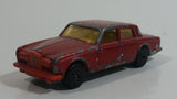 Vintage 1979 Lesney Matchbox Superfast No. 39 Rolls Royce Silver Shadow II Dark Red Die Cast Toy Car Vehicle with Opening Doors