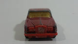Vintage 1979 Lesney Matchbox Superfast No. 39 Rolls Royce Silver Shadow II Dark Red Die Cast Toy Car Vehicle with Opening Doors