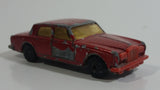 Vintage 1979 Lesney Matchbox Superfast No. 39 Rolls Royce Silver Shadow II Dark Red Die Cast Toy Car Vehicle with Opening Doors