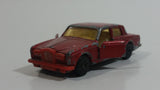 Vintage 1979 Lesney Matchbox Superfast No. 39 Rolls Royce Silver Shadow II Dark Red Die Cast Toy Car Vehicle with Opening Doors