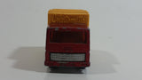Vintage 1979 Lesney Matchbox Superfast Colectomatic Refuse Truck No. 36 Red Yellow Garbage Pickup Die Cast Toy Car Vehicle with Sliding Compactor