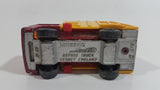 Vintage 1979 Lesney Matchbox Superfast Colectomatic Refuse Truck No. 36 Red Yellow Garbage Pickup Die Cast Toy Car Vehicle with Sliding Compactor