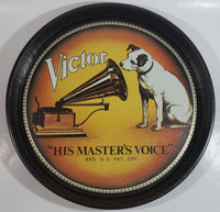 Bristol Ware RCA Victor "His Master's Voice" 12" Diameter Round Metal Drink Beverage Serving Tray