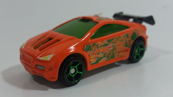 2012 Hot Wheels Asphalt Assault Neon Orange Die Cast Toy Car Vehicle - McDonald's Happy Meal 7/8