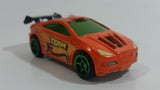 2012 Hot Wheels Asphalt Assault Neon Orange Die Cast Toy Car Vehicle - McDonald's Happy Meal 7/8