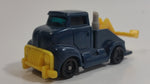 1997 Hot Wheels Tow Truck Dark Blue Plastic Body Die Cast Toy Car Vehicle McDonald's Happy Meal