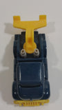 1997 Hot Wheels Tow Truck Dark Blue Plastic Body Die Cast Toy Car Vehicle McDonald's Happy Meal