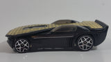 2008 Hot Wheels Hybrid Racers Solar Reflex Chrome Gold Metalflake Black Die Cast Toy Car Vehicle