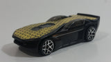 2008 Hot Wheels Hybrid Racers Solar Reflex Chrome Gold Metalflake Black Die Cast Toy Car Vehicle