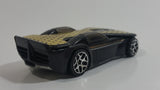 2008 Hot Wheels Hybrid Racers Solar Reflex Chrome Gold Metalflake Black Die Cast Toy Car Vehicle