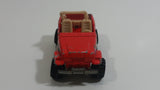 2000 Hot Wheels World Tour Roll Patrol Jeep CJ Trailbuster Red Die Cast Toy Car Vehicle