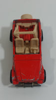 2000 Hot Wheels World Tour Roll Patrol Jeep CJ Trailbuster Red Die Cast Toy Car Vehicle