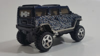 2006 Hot Wheels First Editions Hummer H2 Metalflake Dark Blue Die Cast Toy Car Vehicle