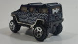 2006 Hot Wheels First Editions Hummer H2 Metalflake Dark Blue Die Cast Toy Car Vehicle