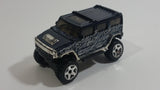 2006 Hot Wheels First Editions Hummer H2 Metalflake Dark Blue Die Cast Toy Car Vehicle