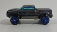 2009 Hot Wheels Color Shifters Mega Duty Truck Grey Black Die Cast Toy Car Vehicle