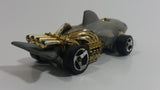 2007 Hot Wheels Street Beasts Sharkruiser Flat Grey Die Cast Toy Car Shark Shaped Vehicle - 3SP