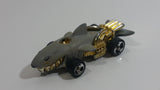 2007 Hot Wheels Street Beasts Sharkruiser Flat Grey Die Cast Toy Car Shark Shaped Vehicle - 3SP