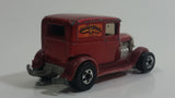 1981 Hot Wheels A-OK 'Early Times Delivery' Metalflake Red Die Cast Toy Car Vehicle